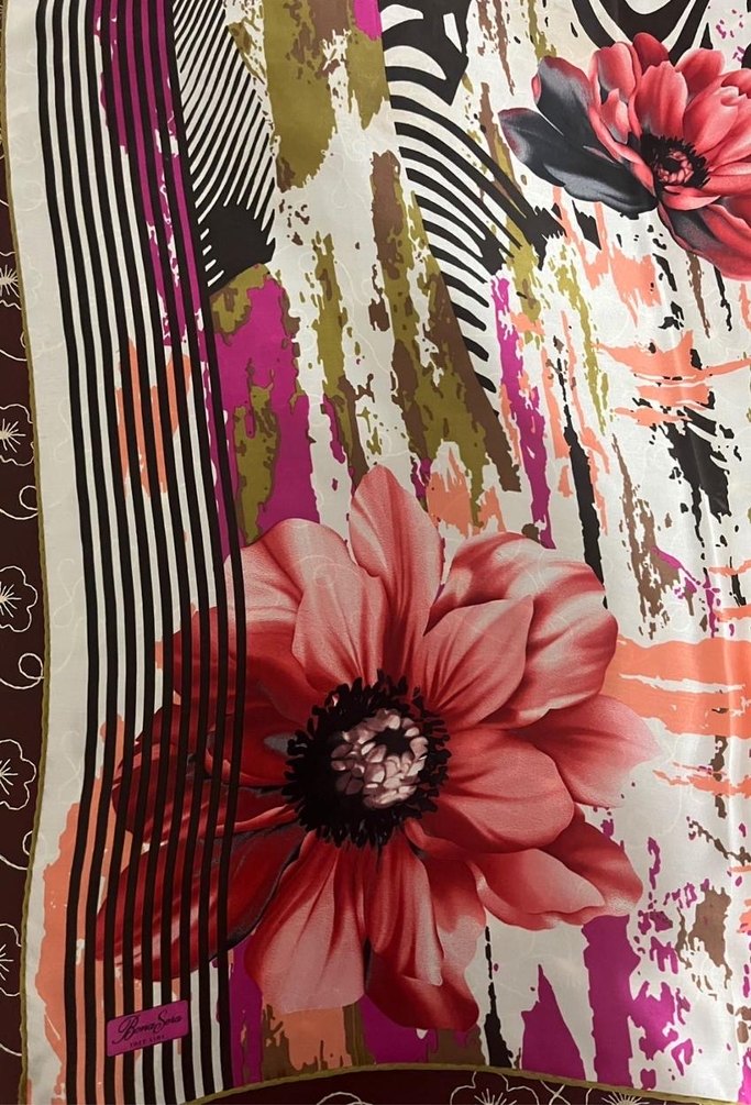 Bona Sera İpek Eşarp - Görsel 2