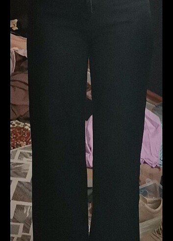 Diğer Kadın kot pantolon, eskitme siyah