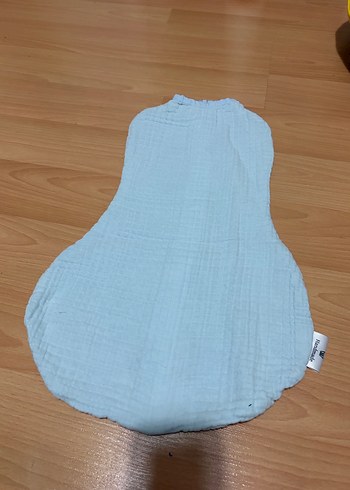 Mavi Keten Bebek Kundak Uyku Tulumu - Görsel 3
