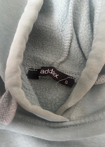 su yesili Kapüşonlu Rahat Kesim Sweatshirt - Görsel 2