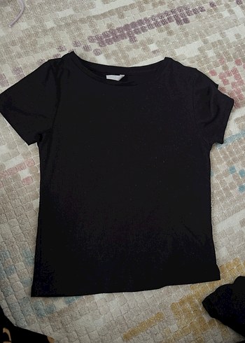 Siyah Atlet ve Tişört Seti - Görsel 2