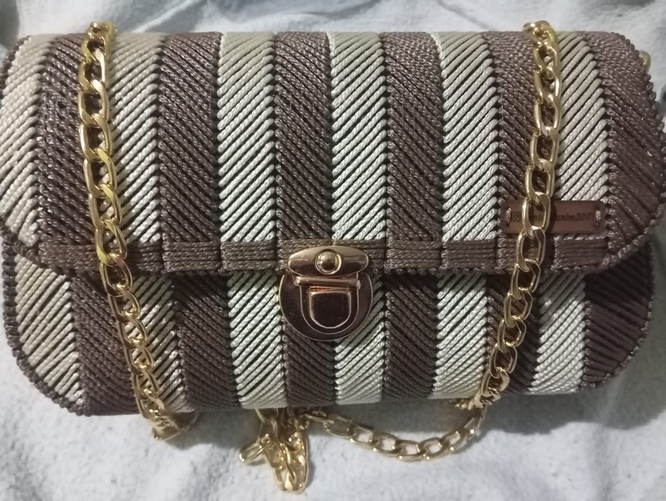 Turkuaz Zincir Detaylı Bohem Kadın Çanta - Görsel 3