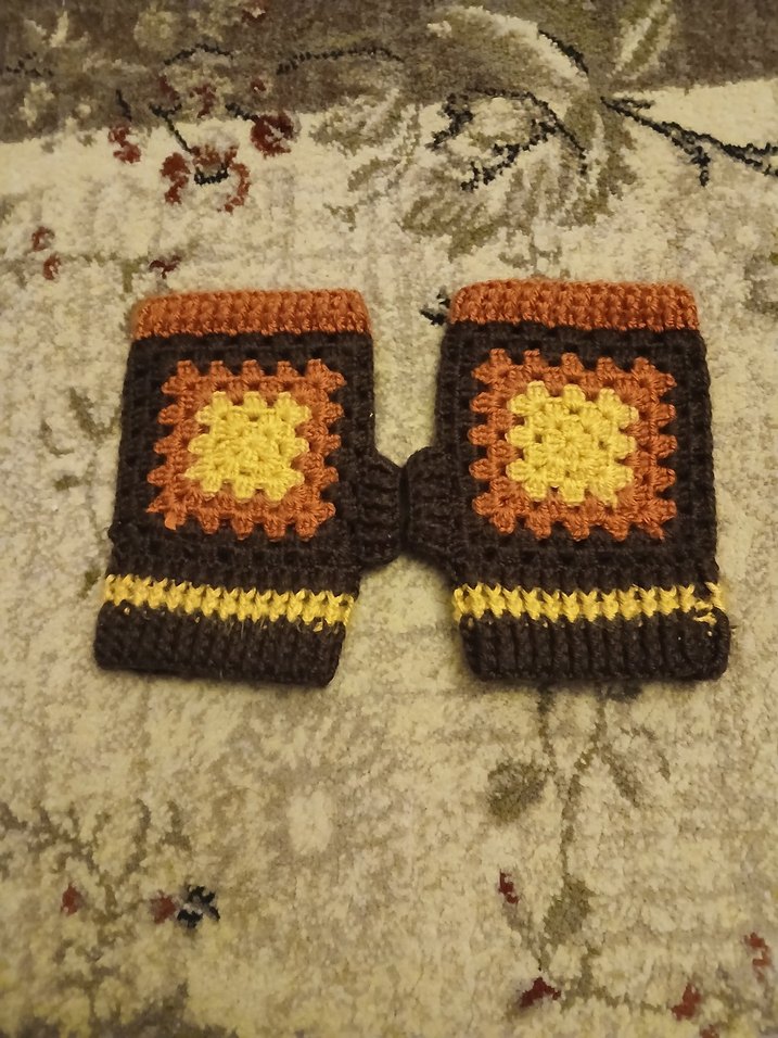 Bohem Tarz Örgü Kadın Eldiveni - Görsel 5