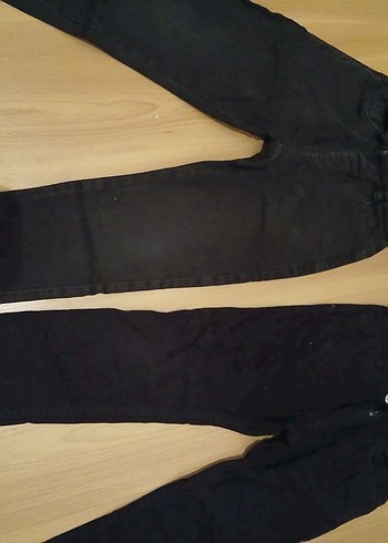 Erkek Çocuk Siyah Dar Kesim Kot Pantolon - Görsel 2