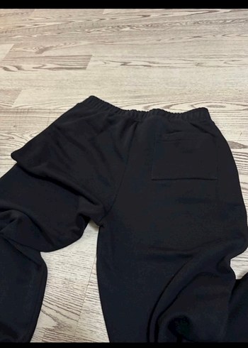 Siyah Kadın Salaş Sweatpant - Görsel 5