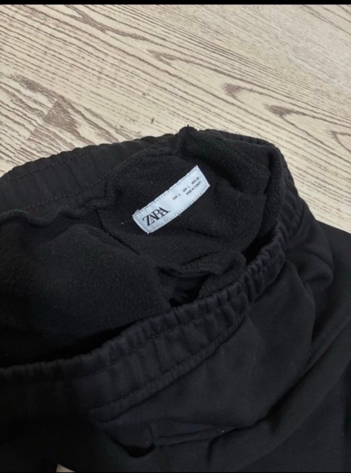 Siyah Kadın Salaş Sweatpant - Görsel 2