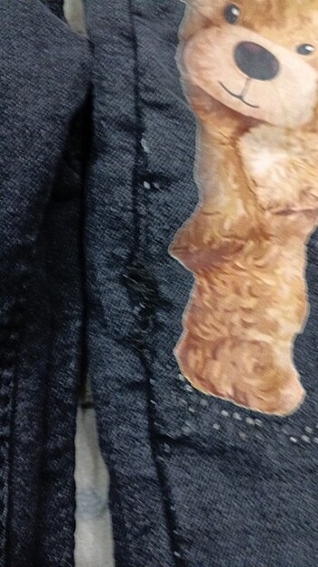 11-12 Yaş Beden İçi kürklü kot pantolon
