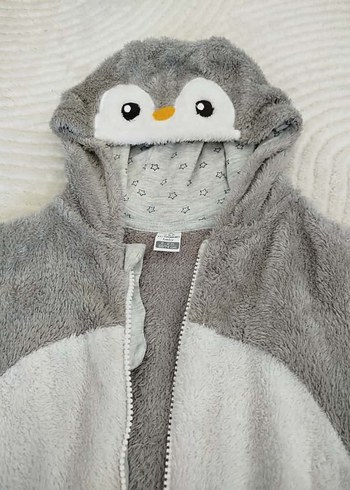 Gri Bebek Erkek Peluş Tulumu - Görsel 3