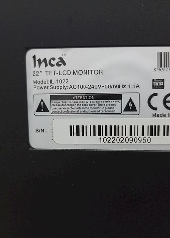 22 İNÇ MONİTÖR TERTEMİZ SORUNSUZ - Görsel 8