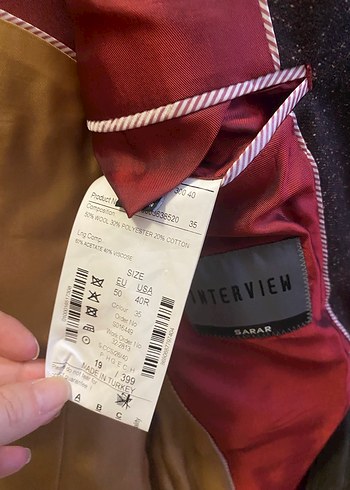 Sarar erkek ceket - Görsel 2