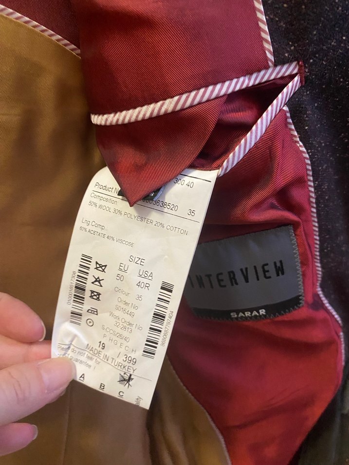 Sarar erkek ceket - Görsel 2