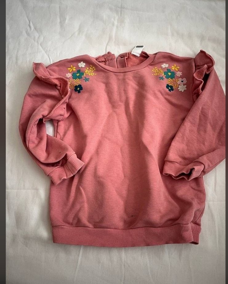 Beyaz Kız Çocuk Mickey ve Minnie Baskılı Tişört - Görsel 5