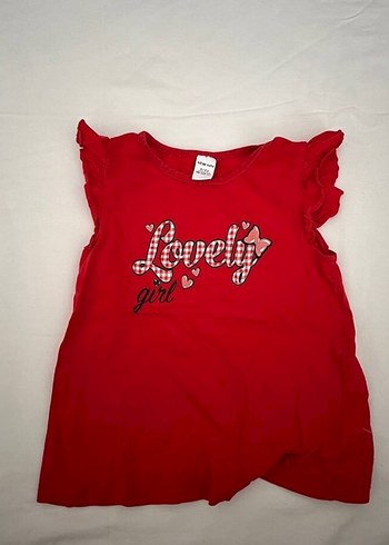 Düğmeli Koyu Kırmızı Kız Tayt - Görsel 5