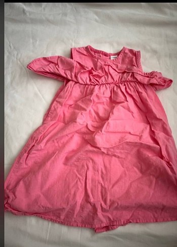 Düğmeli Koyu Kırmızı Kız Tayt - Görsel 4