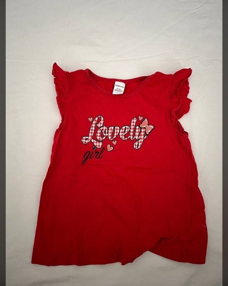 Düğmeli Koyu Kırmızı Kız Tayt - Görsel 5