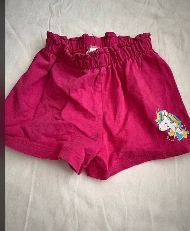 Düğmeli Koyu Kırmızı Kız Tayt - Görsel 3