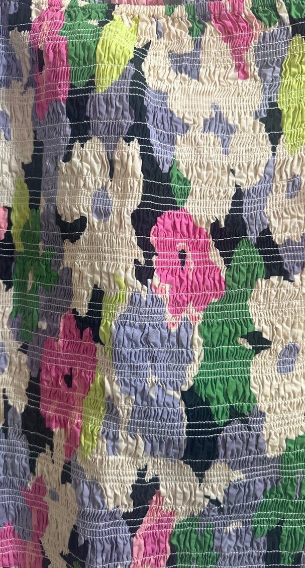 Çiçek Desenli Uzun Kollu elbise - Görsel 3