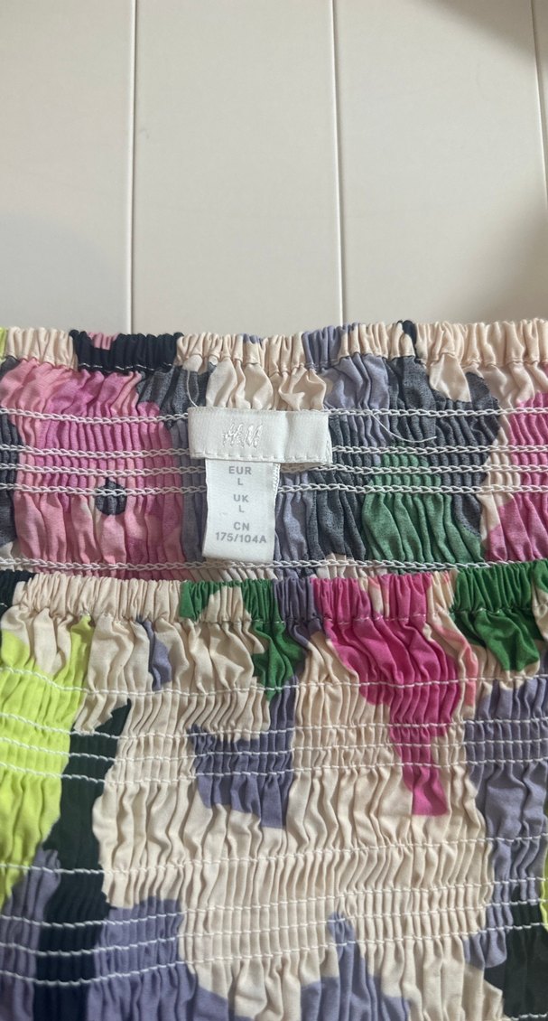 Çiçek Desenli Uzun Kollu elbise - Görsel 4