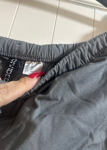 Gri Kadın Kargo Pantolon - Görsel 6