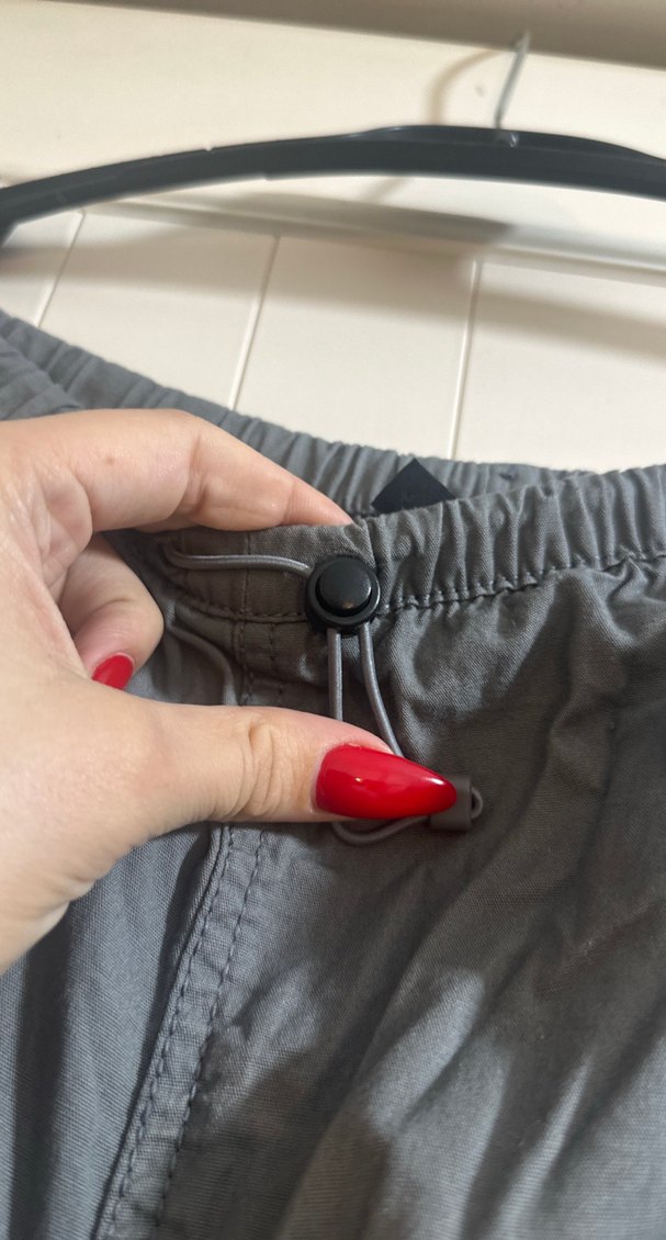 Gri Kadın Kargo Pantolon - Görsel 5