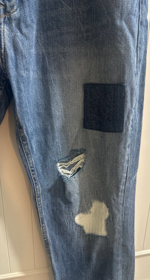 Kadın Mavi Denim Jean - Görsel 3