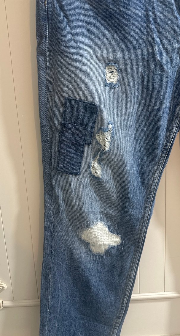 Kadın Mavi Denim Jean - Görsel 2