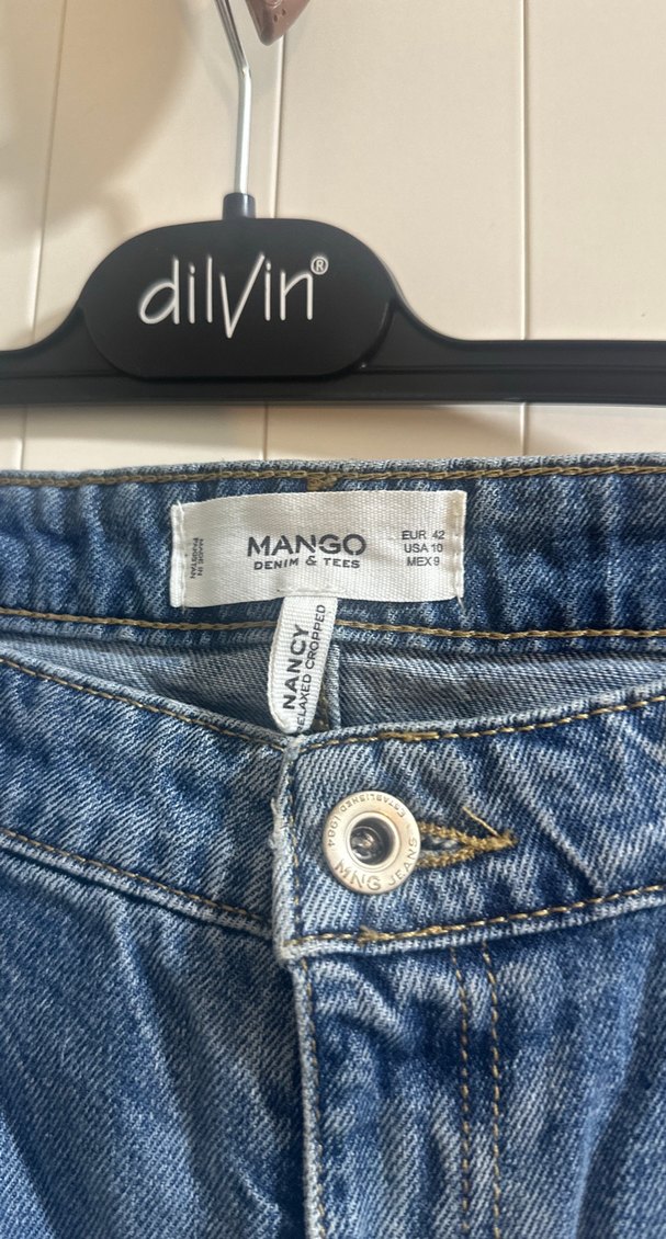 Kadın Mavi Denim Jean - Görsel 4