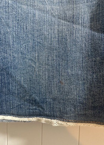 Mavi Denim Mini Etek - Görsel 3