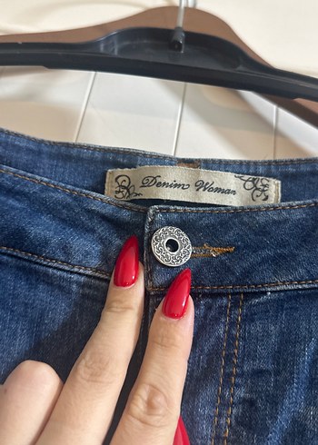 Mavi Denim Mini Etek - Görsel 4