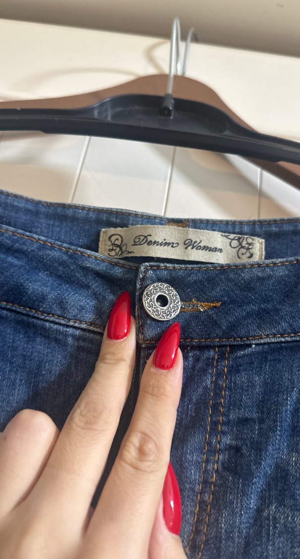 Mavi Denim Mini Etek - Görsel 4