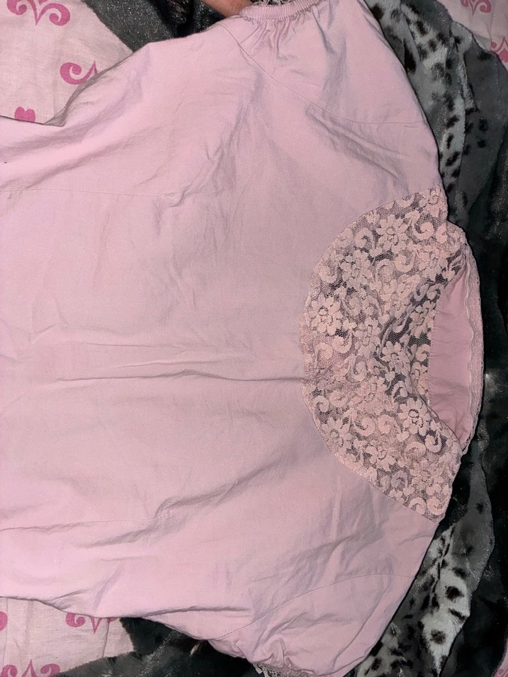 Pembe VİNTAGE işlemeli bluz — görsel 8/9
