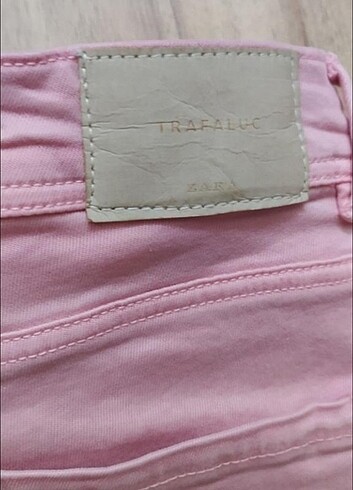 Zara pantalon pudra pembe