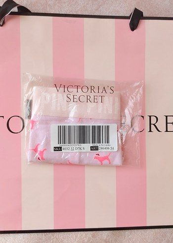Victoria's Secret Pembe Baskılı Mini Kadın İç Çamaşırı
