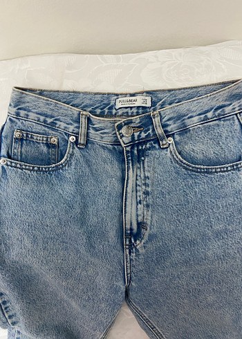 Mavi Normal Boy Denim Kadın Pantolon - Görsel 3