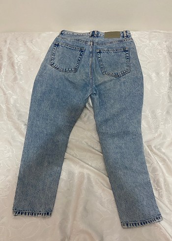 Mavi Normal Boy Denim Kadın Pantolon - Görsel 2