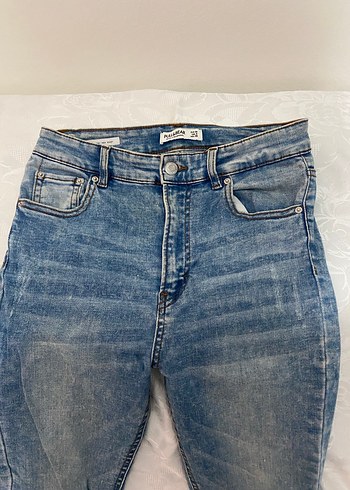 Gri Tonlu Kadın Kot Pantolon - Görsel 3