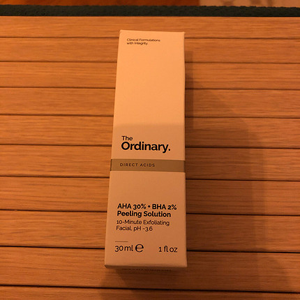 The Ordinary AHA 30% + BHA 2% Peeling Solution