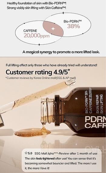 Beden IOPE PDRN Caffeine Shot