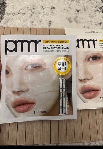 primers -Vitatinol Serum Mega-Shot Gel Mask