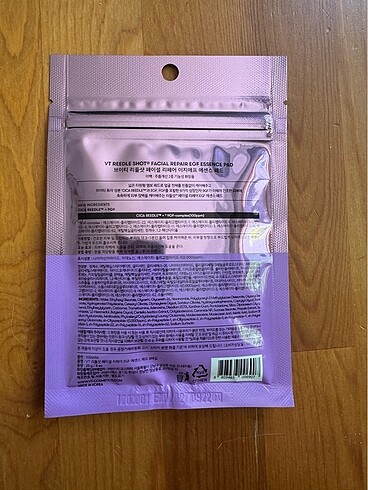 VT Reedle Shot EGF Essence Pad - Görsel 2