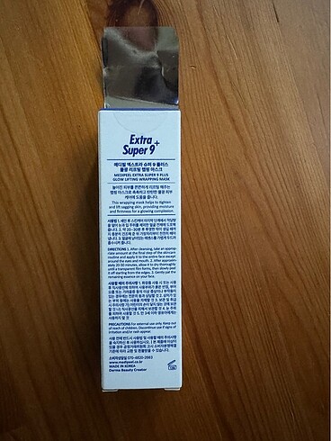 MEDIPEEL Extra Super 9 Plus Water Glow Lifting Wrapping Mask - Görsel 2