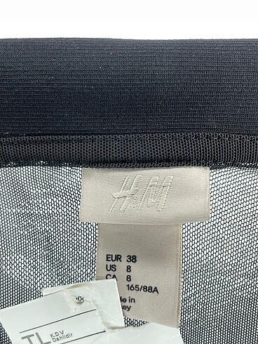 38 Beden siyah Renk H&M Kısa Elbise %70 İndirimli.
