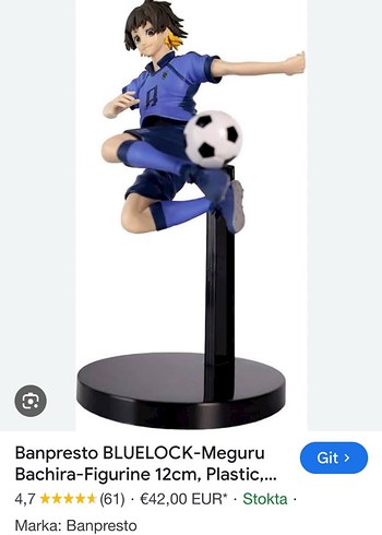  Bachira Blue Lock Figür