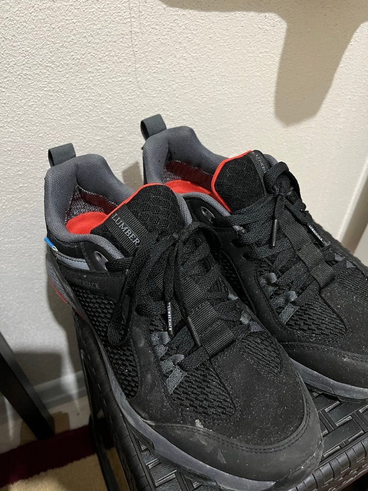 Kırmızı Siyah Outdoor Ayakkabısı Velcro - Görsel 4