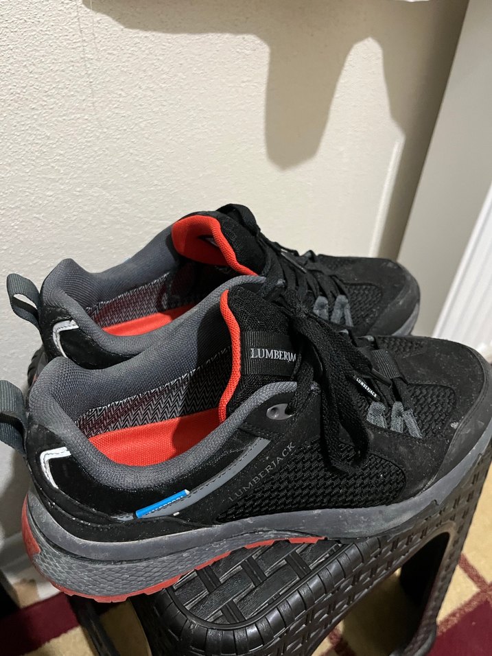 Kırmızı Siyah Outdoor Ayakkabısı Velcro - Görsel 5