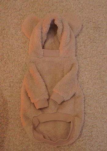 Bej Kürklü Köpek Tulumu - Görsel 5