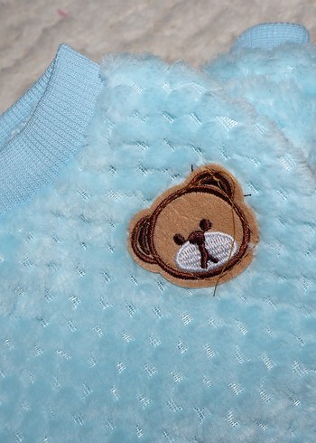 Kedi Köpek Mavi Polar Kıyafet - Görsel 2