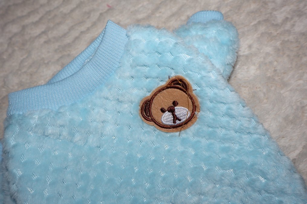 Kedi Köpek Mavi Polar Kıyafet - Görsel 2