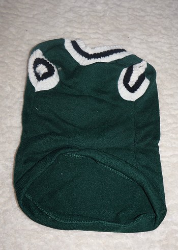 Yeşil Kedi Köpek Armalı Süveter - Görsel 7