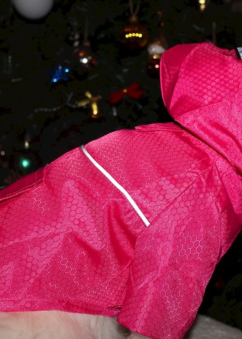 Pembe Reflektörlü Köpek Yağmurluk - Görsel 4